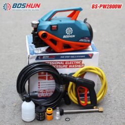 Máy rửa xe chỉnh áp BOSHUN BS-PW2800W, Công suất 2800W, Dây Cao Áp 12m, Kèm Bộ Phụ Kiện