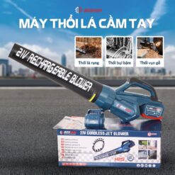 Máy Thổi Dùng Pin Boshun BS-RB680 – 2 Tốc Độ – Chân Pin Phổ Thông – Thổi Liên Tục 4h, Pin 15 Cell 6000mAh