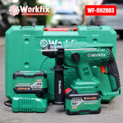 Máy Khoan Đục Bê Tông WORKFIX WF-RH2603 2,6J Không Chổi Than 3 Chức Năng (KHOAN -BÚA -ĐỤC) – Chuyên Máy Khoan Bê Tông