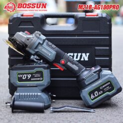 Máy mài pin BOSSUN M21B-AG100PRO, Không chổi than, Motor Ruột Đồng, 3 Tốc độ, Tự ngắt khi gặp sự cố