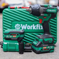 Máy Bắn Bulong WORKFIX WF-IW650N Siêu Khỏe, Không Chổi Than, Lõi Đồng 100%, Chuyên Vặn Mở Ốc