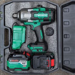 Máy Bắn, Siết Bulong WORFIX WF-IW2100N AutoStop Không Chổi Than, Chuyên Vặn Mở Vặn Ốc Xe Kéo, Xe Tải, Ô Tô, Xe Máy,..