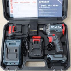 Máy Siết Bulong Workfix WF-IW550 PRO Đầu 2 Trong 1 Lực Siết 550Nm Mở Vặn Ốc Xe Tải, Ô Tô, Xe Máy